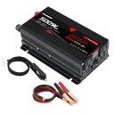 「2025新登場」 Yinleader 実出力500W インバーター 正弦波 DC12V直流をAC100V交流に変換 瞬間出力1000W 車載 カーインバーター...
