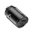 アドテック シガーソケット 極少 最小クラス マイクロPD充電器 45W 2ポート 【USB-Cx2】カーチャージャー iPhone Android Xperi...
