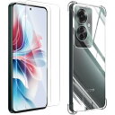 対応 OPPO Reno11 A フイルム (2枚入り) + ケース oppo reno11 a ガラスフイルム reno11 a 液晶保護フィルム オッポ reno11 a 強化ガラス ラウンドエッジ加工 硬度9H 飛散防止 超薄0.26mm 3D Touch対応 高感度