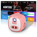 EGOBAS プロジェクター小型 家庭用/300ANSI/5G Wi-Fi ホームシアタープロジェクター/Android TV搭載 モバイル プロジェクター【電...