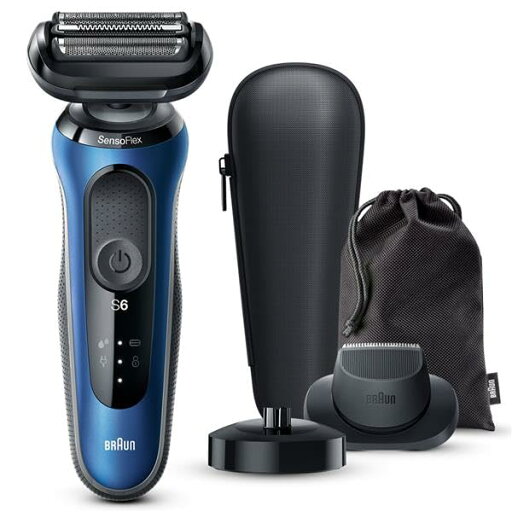 【P&G】ブラウン 電気シェーバー シリーズ6 (3枚刃) ブルー 61-B4200CS-V 【P&G】ブラウン 電気シェーバー シリーズ6 (3枚刃) ブルー 61-B4200CS-V