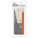 ゼブラ ジェルボールペン ピタン 0.5mm ノートホルダー付 オレンジ P-JJ115-OR
