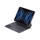 Eisuiyi マジックキーボード iPad Pro11 第1/2/3/4世代 iPad Air 11インチ M2/ iPad Air4/5世代対応スマートキーボードケース トラックパッド付き 磁気吸着式 US配列 フローティングデザイン 多角度調整 オ