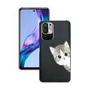 FOR Redmi Note 10T 携帯ケース耐衝撃TPU背面アイデア黒かわいい子猫柄携帯ケース FOR Redmi Note 10T 全面保護ケース落下防止(灰色の子猫)