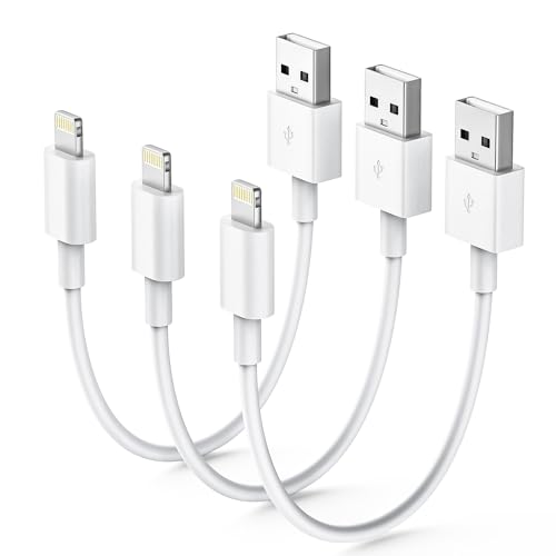 iPhone 充電ケーブル 短い 20cm 【 純正品質/MFi認証】 ライトニングケーブル アイフォン 急速充電ケーブル 持ち運び 急速充電 データ転送対応 iPhone 充電器 充電コード For iPhone Pad airports lightning