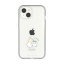 グルマンディーズ ちいかわ IIIIfit Clear(イーフィット クリア) iPhone15 / 14 / 13 対応 ケース ふりかえり CK-24C