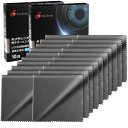 BaySedy 100枚 クリーニングクロス カメラレンズ拭き 液晶画面用 マイクロファイバー 20×18cmセット (100枚入)