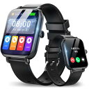 スマートウォッチ Bluetooth通話 【新モデル 45mmHD大画面】 スマートウォッチ iPhone対応&アンドロイド対応 軽量 音楽再生 活動量計 着信/メッセージ通知 Bluetooth5.3 多機能 110種類運動モード 防水(2)