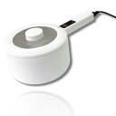 AiS to you 調理家電 電気鍋 CHEF(シェフ) -食卓で使える 電気調理鍋 20cm 1台4役 焼く・煮る・炒める・蒸す 卓上 万能 電気 片手鍋 ホワイト コンロ不要 蒸し器つき 火力5段調整 一人用 安全 IH フ