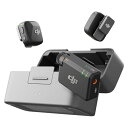 DJI Mic Mini(2 TX + 1 RX + 充電ケース) ピンマイク ワイヤレス 超軽量 高品質オーディオ 48時間使用 ノイズキャンセリング 自動制限機能 カメラ/iPhone/Android用ワイヤレスマイク Vlog撮影 スト