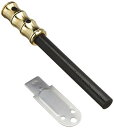 【野良道具製作所】 野良スティック竹(大) 真鍮削り出しハンドル 極太13mmファイアスチール (ファイアスターター/メタルマッチ)ゴールド