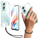 対応 OPPO A79 5G ケース クリア ケース OPPOA79 5G カバー TPU 保護ケース カバー背面 + ガラスフィルム フィルム 日本旭硝子製 ...