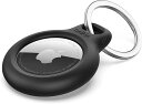 Belkin AirTag ケース キーホルダー キーリング ブラック F8W973btBLK-A(2)