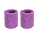 PATIKIL スポーツ用リストバンド 8x10cm 2個セット テニス バスケットボール ランニングなどに最適な吸汗性 あるコッ トンテリークロス製リストスウ...