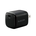 エレコム 急速充電器 Type-C USB PD対応 45W USB-C×1 小型 軽量 折りたたみ式プラグ 【iPhone16 15 iPad Macbook Air Surface 等対応】 ブラック EC-AC13BK