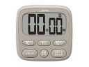 ドリテック(dretec) 抗菌仕様で衛生的なタイマー アラームの長さを2秒/15秒/1分に調整可能 スタンド/磁石/ひも通し穴の3つのパターンで使える キッチ...