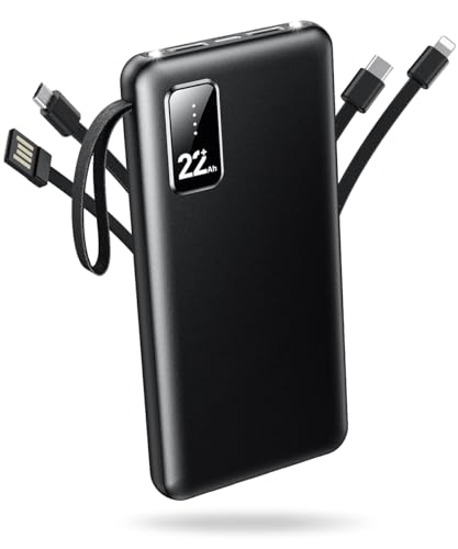 モバイルバッテリー 大容量 22800mAh 『ケーブル内蔵×4・PSE認証済』 小型 軽量 2.4A 急速充電 6台同時充電 低電流モード ライトニング付き USB-C入力/出力 タイプc iphone モバ充電 薄型 急速充電 ty モバイルバッテリー 大容量 22800mAh 『ケーブル内蔵×4・PSE認証済』 小型 軽量 2.4A 急速充電 6台同時充電 低電流モード ライトニング付き USB-C入力/出力 タイプc iphone モバ充電 薄型 急速充電 ty