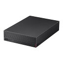 BUFFALO USB3.1(Gen.1)対応 みまもり合図 for AV対応 外付けHDD 4TB ブラック HD-LDS4.0U3-BA(2)