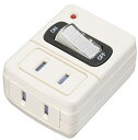 アイメディア(Aimedia) ヤザワ YAZAWA コンセントタップ 電源タップ 2個口 集中スイッチ付 2AC 雷ガード付フロントタップ型 雷サージ AY0...