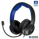 【PS5動作確認済】ホリゲーミングヘッドセット ハイグレード for PlayStation®4 ブルー【SONYライセンス商品】
