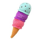 【LOVE PETS by BESTEVER】チョコミントアイスクリーム 犬 おもちゃ ペットトイ カシャカシャ キュッキュッ 音が鳴る 遊ぶ ストレス解消スイーツ ベストエバージャパン