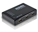 複数の機器を自由に切替 HDMIセレクタ 5ポート搭載 リモコン付き