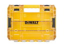 デウォルト(DEWALT) タフケース (大) オーガナイザー 工具箱 収納ケース ツールボックス 透明蓋 脱着トレー 積み重ね収納 ネジ ビット 小物入れ