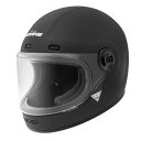 コミネ(KOMINE) バイク用HK-190 ネオレトロフルフェイスヘルメット Mat Black L
