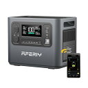 AFERIY ポータブル電源 2400 大容量 ポータブルバッテリー 1.5時間満充電 2048Wh/640000mAh リン酸鉄リチウム UPS機能 AC 2...