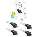Terzo テルッツォ (by PIAA) ルーフキャリア ベースキャリア フット 4個入 ボルトオンタイプ ブラック エアロバー用 ロック付 EF101A