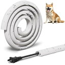 配線カバー 白 5m 穴径8mm モール ケーブルトレー PVC 柔らかい 防水 おしゃれ 粘着式 配線隠し ケーブルプロテクター 床/屋外環境に最適 (White, 5m)(4)