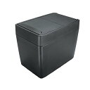 槌屋ヤック(Tsuchiya Yac) 車内用品 ゴミ箱 スイングダスト ブラック 1.2 gallons ZE-1