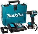 マキタ(Makita) 充電式ドライバドリル 18V6Ah バッテリ2本・充電器・ケース付 DF487DRGX 青