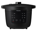 パナソニック 電気圧力鍋 3.9L 最大6人分 圧力/低温/無水/煮込/自動調理 レシピブック付 温度過昇防止・ふた開閉検知機能付き NF-PC400-K