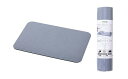 アサヒペン 水切りマット 溶岩石ドライマット ソフトタイプ (小)幅20×長さ30×厚さ0.4cm グレー YDS-01S キッチン用 水滴吸収 吸水性 速乾性 防カビ 消臭 クッション性