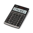 カシオ 本格実務電卓 12桁 日数&時間計算 ジャストタイプ グレージュブラウン JS-20DC-GB-N グリーン購入法適合 エコマーク認定