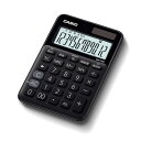 カシオ カラフル電卓 ブラック 12桁 ミニジャストタイプ MW-C20C-BK-N