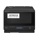 日立 オーブンレンジ ヘルシーシェフ 30L MRO-W1B K フロストブラック ボイラー熱風式過熱水蒸気 Wスキャン 300℃2段式ワイドオーブン