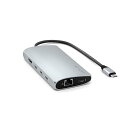 Satechi V3 マルチ USB-C ハブ 8-in-1 (シルバ...(2)