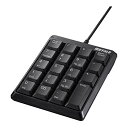 バッファロー BUFFALO 有線コンパクトテンキーボード ブラック BSTK110BK