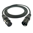 XLR マイクマイクケーブル XLR(オス)to XLR(メス)ケーブル キャノンケーブル XLR バランス接続 マイク録音用 バランスマイクケーブル/AVアンプ/スピーカー等の録音デバイスに対応 2M