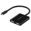 SABRENT USB 3.2 Gen1 Type C デュアルHDMIアダプター、タブレット、ノートパソコン、PC、その他デバイス用 [最大2台の4K 30H...