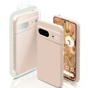 Google Pixel 8 ケース シリコン衝撃吸収 スリム 薄い シリコンケース カバー 耐衝撃 スマホカバー シンプル 携帯ケース SILICONE CASE ストーン ピクセル8 カバー(ピンク)