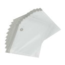 ドリテック(dretec) ジッパー付真空保存袋 Sサイズ10枚 VS-200/VS-201/VS-102対応 真空袋 真空ハンディポンプ 真空パック機 保存袋 冷凍 レンジOK 鮮度長持ち 真空シーラー フードシーラー 真空保存