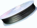 【hinryo】 0.30mm/0.38mm/0.45mm/0.60mm・ワイヤー約40m シルバー ゴールド ナイロンコート 天然石・パワーストーン用 (シルバー 0.3 40m)