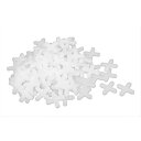 uxcell タイルスペーサー プラスチックスペーサー プラスチッククロス 5mmタイルギャップ 100個入り