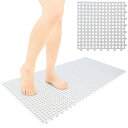 UPstore お風呂マット 滑り止めマット ラバーマット 浴室 ジョイント8枚セット 30cm×30cm お風呂洗い場マット 抗菌 防カビ 水捌けが良く 洗いやすい 置くだけ