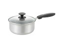 丸山 ラテラッテ 片手鍋 18cm 2.2L ガラス蓋 LA-18K IH対応 ガスコンロ対応 日本製