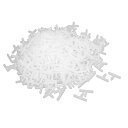 uxcell タイルスペーサー プラスチックスペーサー T型スペーサー 3.0mmタイルギャップ 500個入り