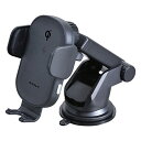 セイワ(SEIWA) 車内用品 スマホホルダー オートワイヤレスチャージホルダー 吸盤取り付け D622 ワイヤレス充電 MAX10W 国際規格Qi認証品 静音...
